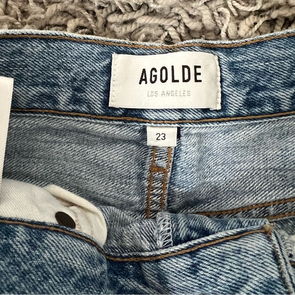Agolde Riley High Rise Straight Jean - Picture 4 of 4